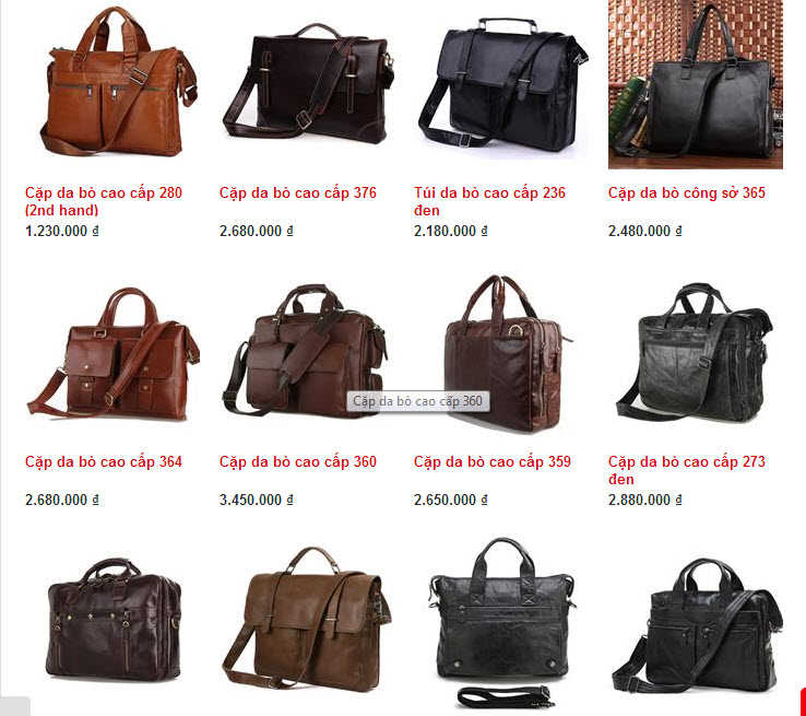 Túi xách da nam đựng laptop kiểu dáng thời trang và tiện dụng.